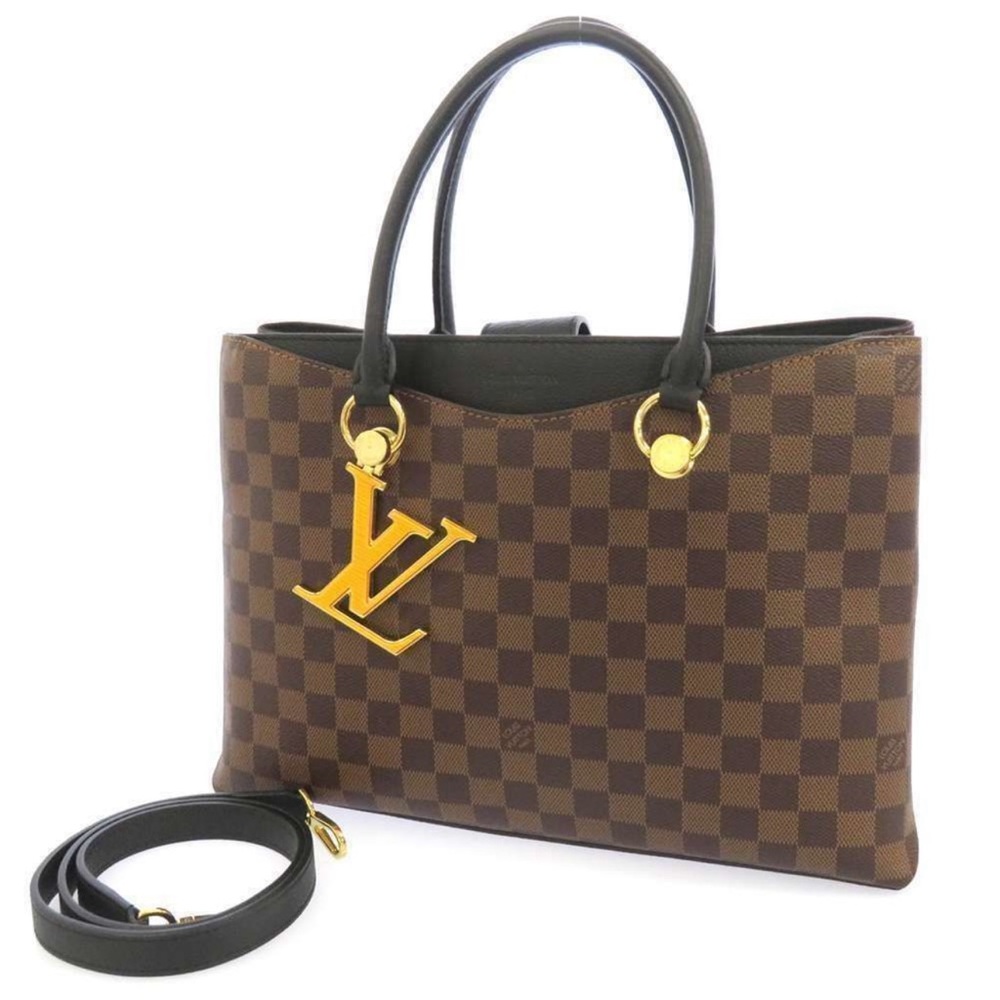 Louis Vuitton Riverside Damier Ebene Satchel Shoulder Bag